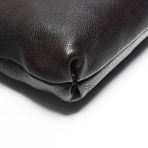 Salvatore Ferragamo Leather Gancini Shoulder Bag Brown WS23520