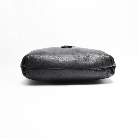 Salvatore Ferragamo Leather Gancini Shoulder Bag Brown WS23520