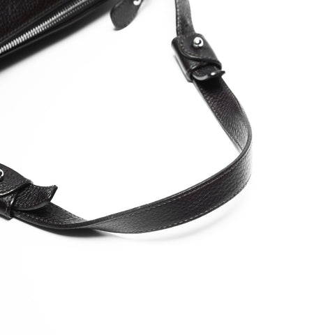 Salvatore Ferragamo Leather Gancini Shoulder Bag Brown WS23520