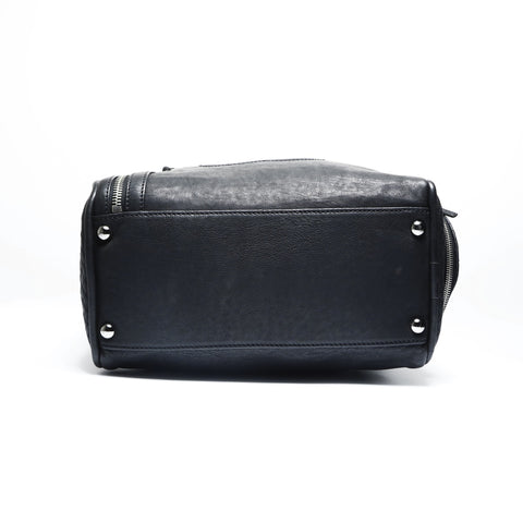 CHANEL No. 11 2006-2008 Deka COCO Mark Bowling Bag Shoulder Bag black WS23521