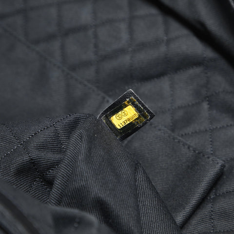 CHANEL No. 11 2006-2008 Deka COCO Mark Bowling Bag Shoulder Bag black WS23521