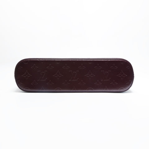 LOUIS VUITTON 2002 Monogram Matt Alston Shoulder Bag Red WS23523