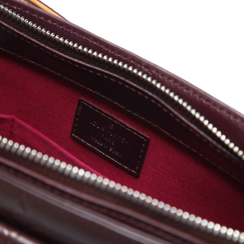 LOUIS VUITTON 2002 Monogram Matt Alston Shoulder Bag Red WS23523