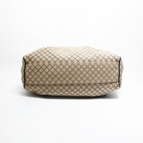 GUCCI Canvas Sukki Shoulder Bag beige WS23524