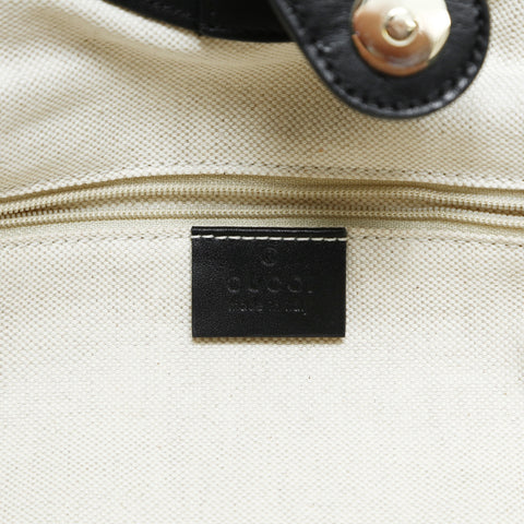 GUCCI Canvas Sukki Shoulder Bag beige WS23524