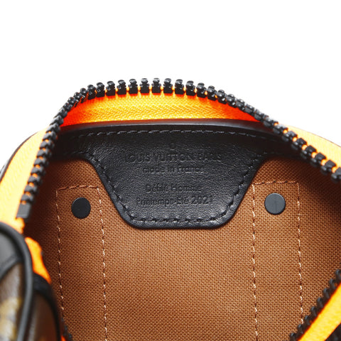 LOUIS VUITTON Monogram Virgil Abloh LV Friend Keepall XS 2021 Handbag Brown WS23527