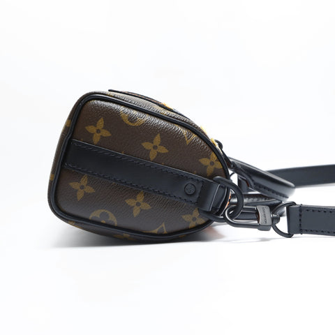 LOUIS VUITTON Monogram Virgil Abloh LV Friend Keepall XS 2021 Handbag Brown WS23527