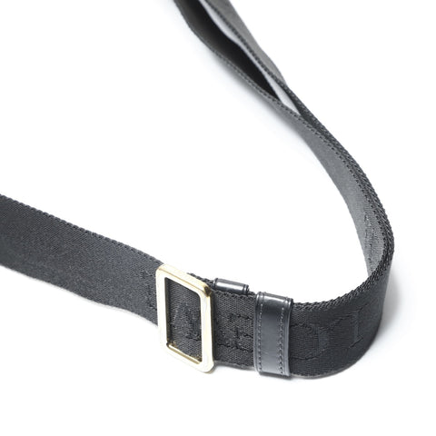 LOEWE Anagram PVC Shoulder Bag black WS23531