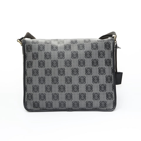 LOEWE Anagram PVC Shoulder Bag black WS23531