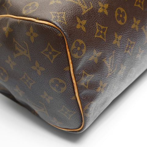 LOUIS VUITTON 1992 Monogram Speedy 25 Boston Bag Handbag Brown WS23534