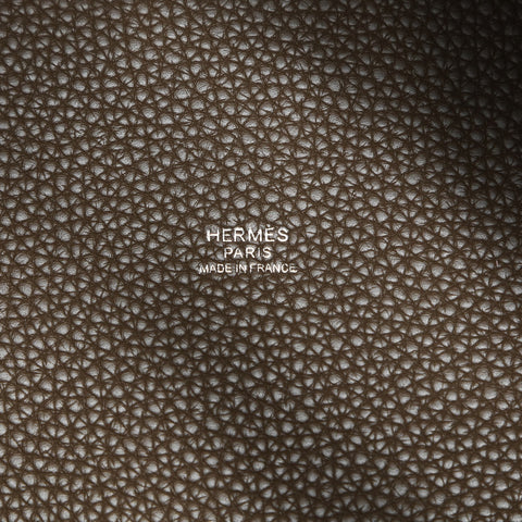 HERMES Picotin Lock PM W Stamp 2024 Handbag Brown WS23535