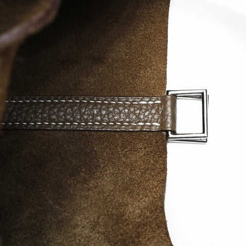 HERMES Picotin Lock PM W Stamp 2024 Handbag Brown WS23535