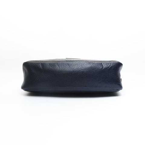 GUCCI Abby Leather Shoulder Bag Navy WS23539