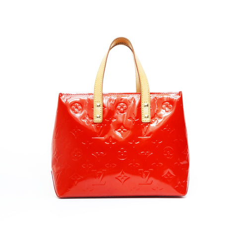 LOUIS VUITTON 2004 Reed PM Handbag Red WS23544