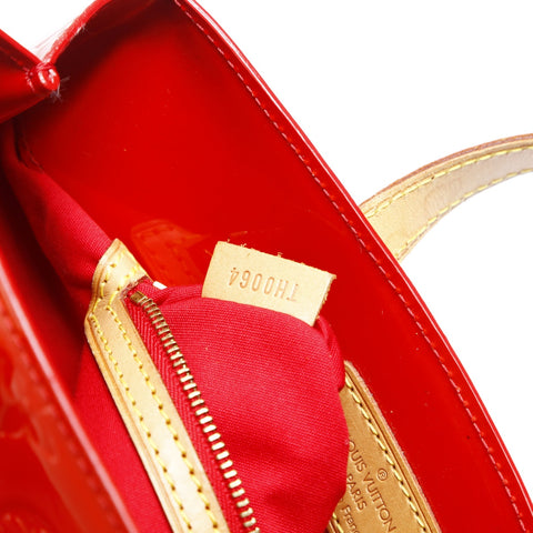 LOUIS VUITTON 2004 Reed PM Handbag Red WS23544