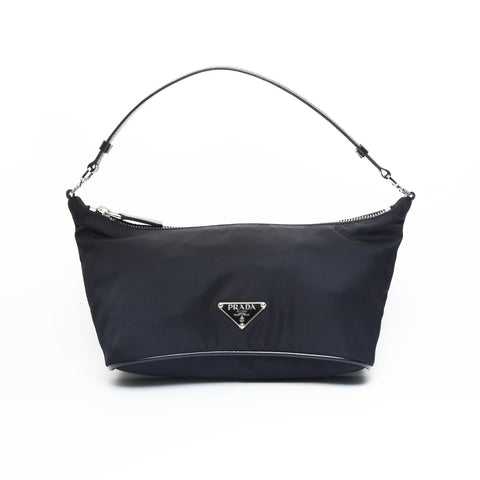PRADA Nylon Shoulder Bag black WS23545