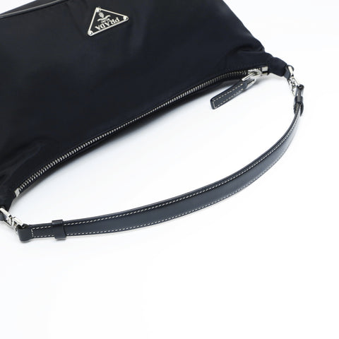 PRADA Nylon Shoulder Bag black WS23545