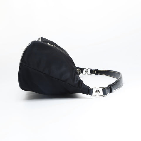 PRADA Nylon Shoulder Bag black WS23545