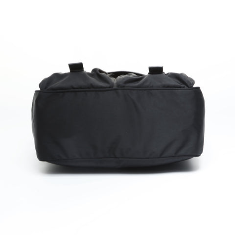 PRADA Nylon Triangle Logo Messenger Bag Shoulder Bag black WS23546