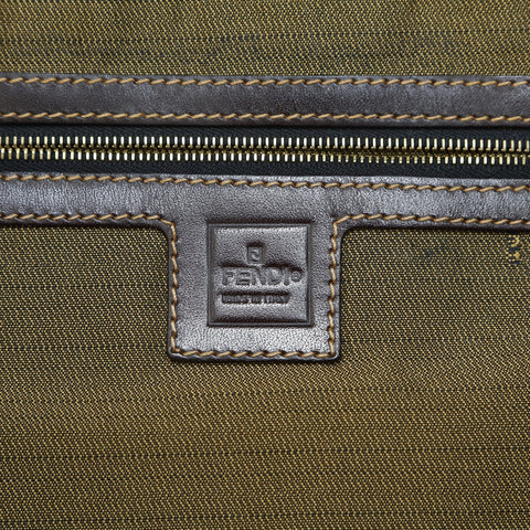 FENDI Zucca canvas Handbag Brown WS23547