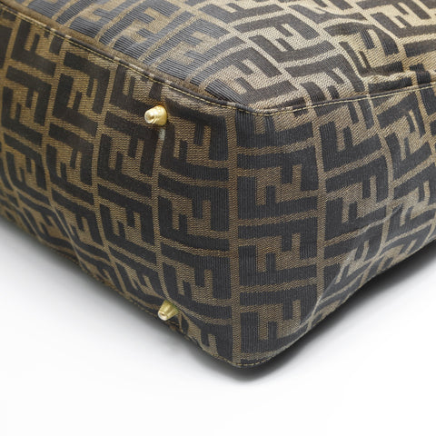 FENDI Zucca canvas Handbag Brown WS23547