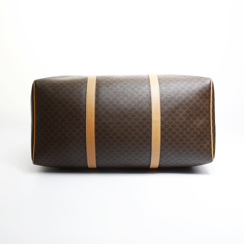 CELINE PVC Macadam Boston bag Brown WS23554