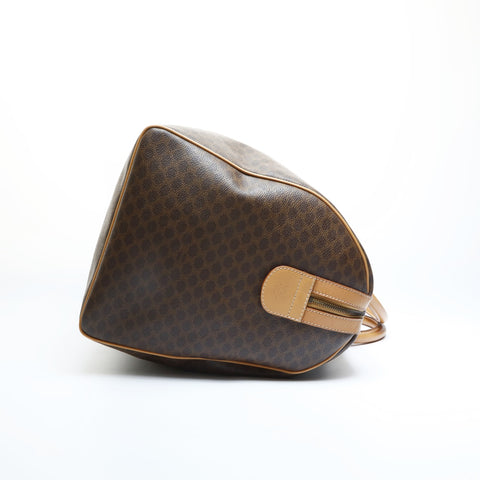 CELINE PVC Macadam Boston bag Brown WS23554