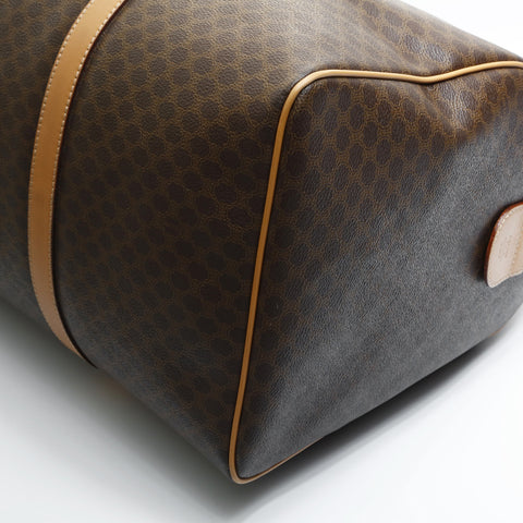 CELINE PVC Macadam Boston bag Brown WS23554