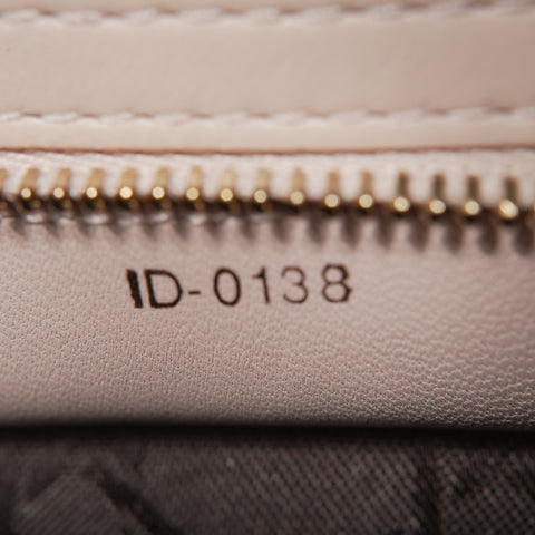 Christian Dior Lambskin Medium Lady Dior 2way Handbag pink WS23558