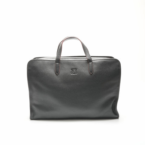 LOEWE Leather Business Bag Handbag black WS23560