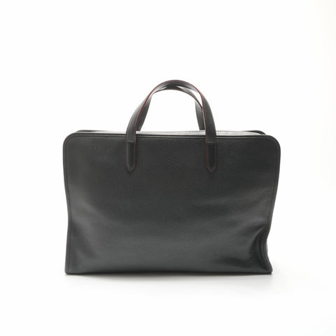 LOEWE Leather Business Bag Handbag black WS23560