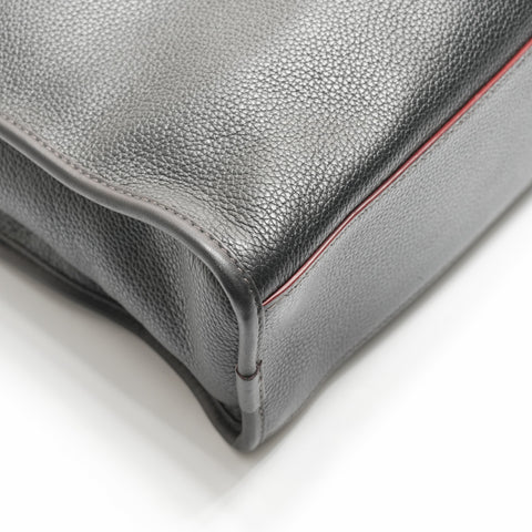 LOEWE Leather Business Bag Handbag black WS23560