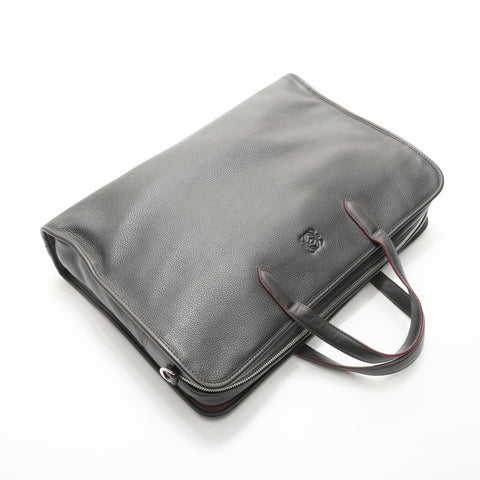 LOEWE Leather Business Bag Handbag black WS23560