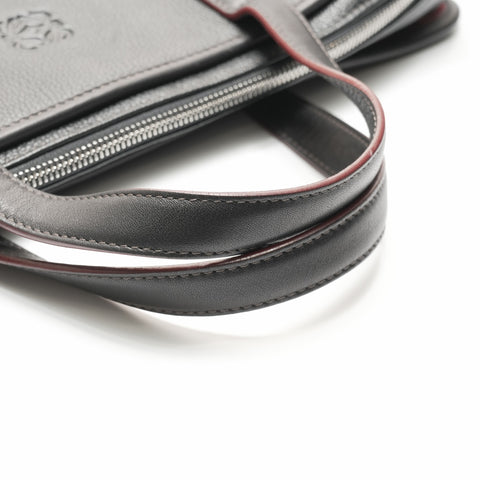 LOEWE Leather Business Bag Handbag black WS23560