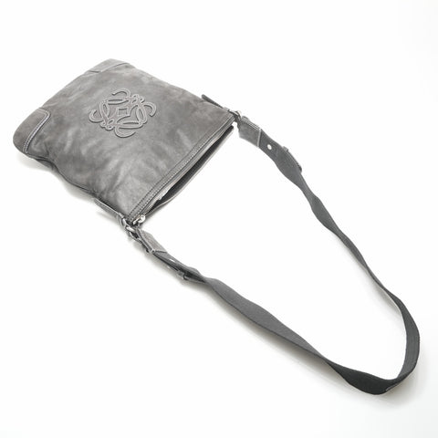 LOEWE Anagram leather Shoulder Bag black WS23561