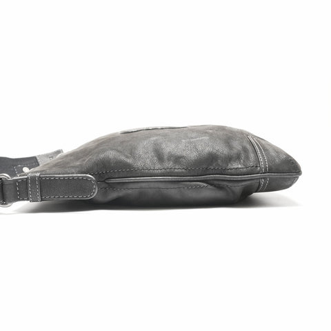 LOEWE Anagram leather Shoulder Bag black WS23561