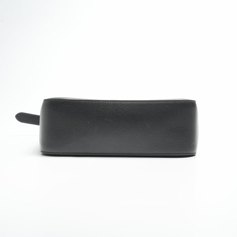 Salvatore Ferragamo Gancini Square Leather Shoulder Bag black WS23565