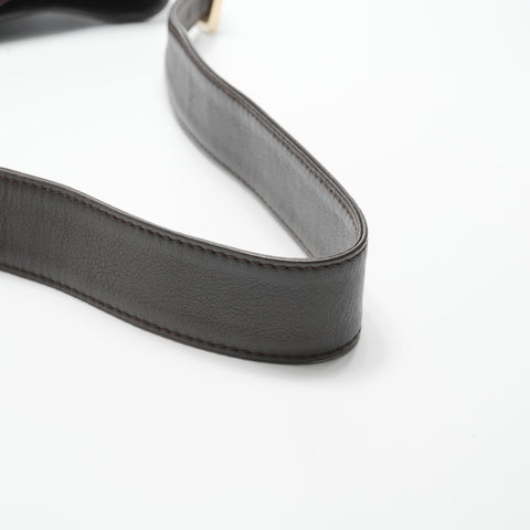 LOEWE Suede Amazona Shoulder Bag Brown WS23567