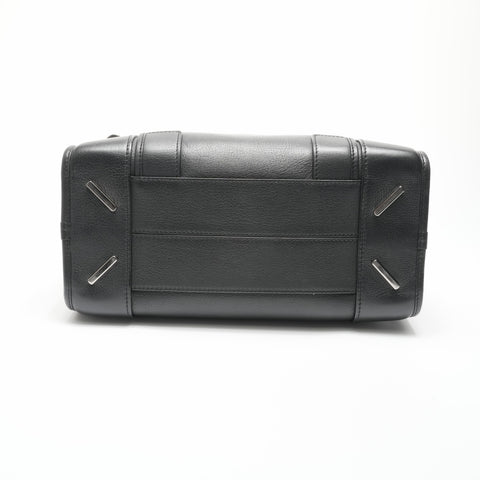 LOEWE Amazona 28 Bicolor Brown Leather 2-Way Handbag black WS23568