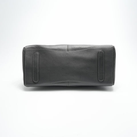 CELINE leather Shoulder Bag black WS23572