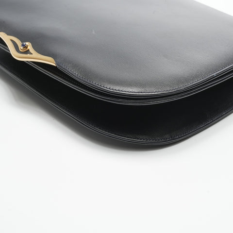 CARTIER leather Shoulder Bag black WS23577