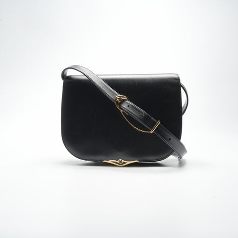 CARTIER leather Shoulder Bag black WS23577