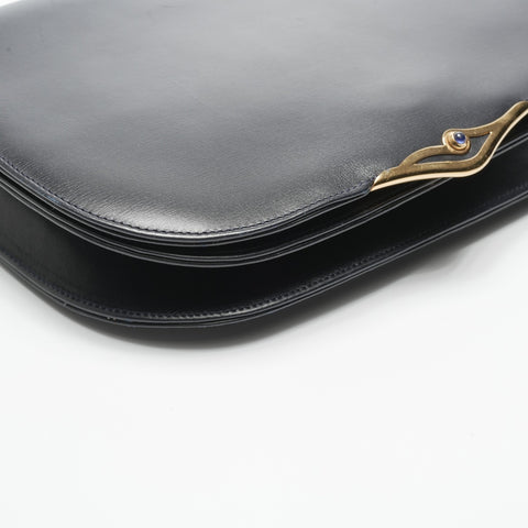 CARTIER leather Shoulder Bag black WS23577