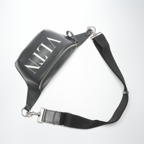 VALENTINO VLTN logo leather Shoulder Bag black WS23578