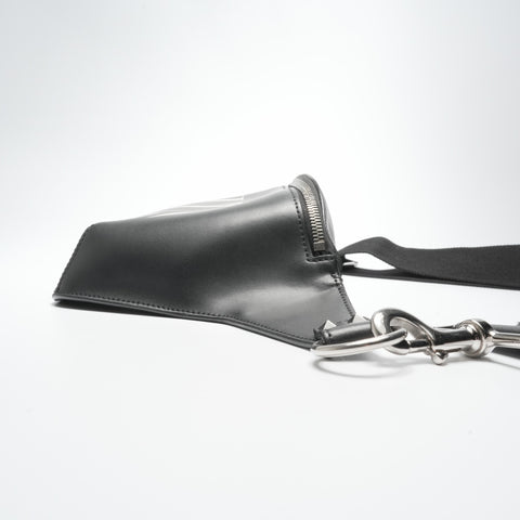 VALENTINO VLTN Logo Leder Umhängetasche schwarz WS23578