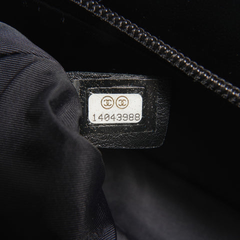CHANEL 14th 2010-2011 Paris Beer Ritz Far Handbag black WS23579