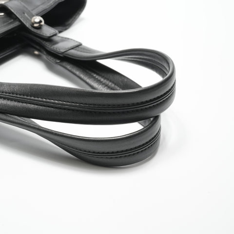 CHANEL 14th 2010-2011 Paris Beer Ritz Far Handbag black WS23579