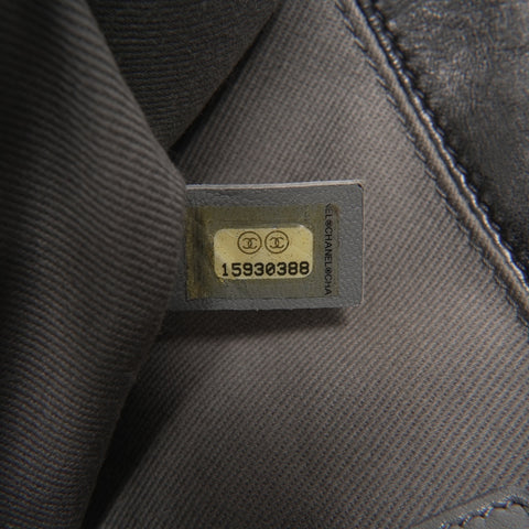 CHANEL 15th Series 2011 Medium Boy Lambskin Chain Matelasse Shoulder Bag black WS23580