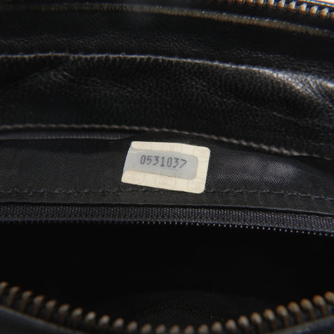 CHANEL 0 Series 1986-1988 Lambskin Diamond Stitch Camera Bag Shoulder Bag black WS23581