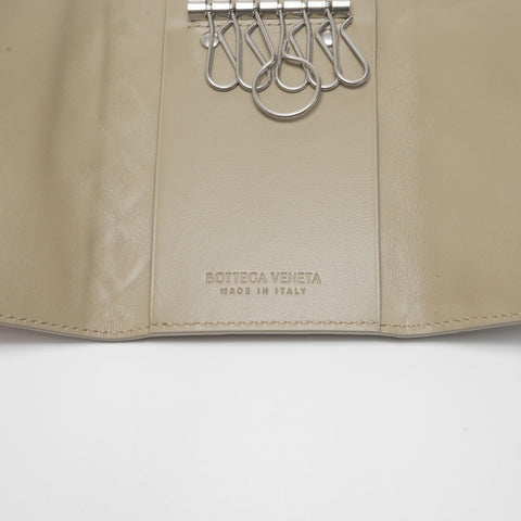 BOTTEGAVENETA INTRECCIATO Key holder  beige WS23586